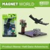 Mágnes Blokk, MOB és figura mágnes alappal csomagban - HELL GATE ADVENTURE