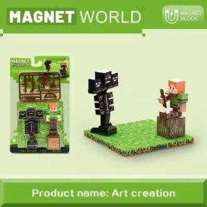 Mágnes Blokk, MOB és figura mágnes alappal csomagban - ARTISTIC CREATION