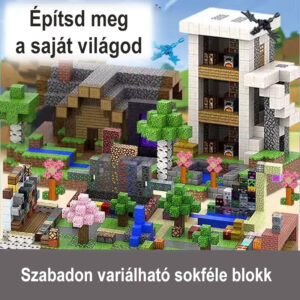 100 db véletlenszerű mágneses blokk  csomag ami szabadon variálható, építsd meg a saját világod