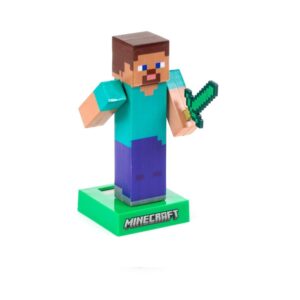 Minecraft Napelemes Mozgó Figura – Steve Edition