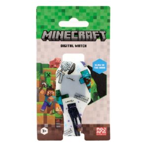 Minecraft Szilikon Foszforeszkáló Digitális Karóra – Multi-Mob Edition Enderman Skeleton Creeper